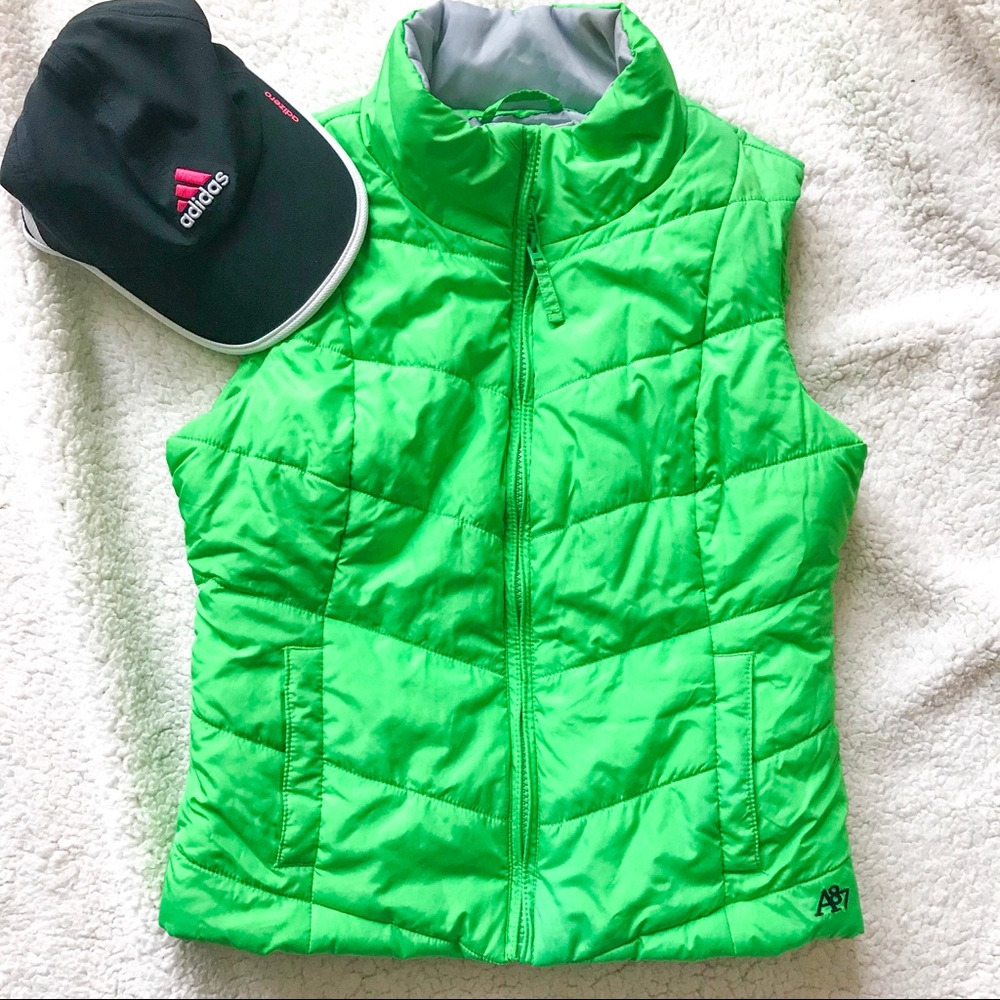 Green Puffer Vest